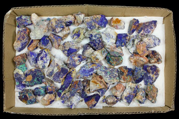 Lot: Azurite & Malachite Clusters - Pieces #137921